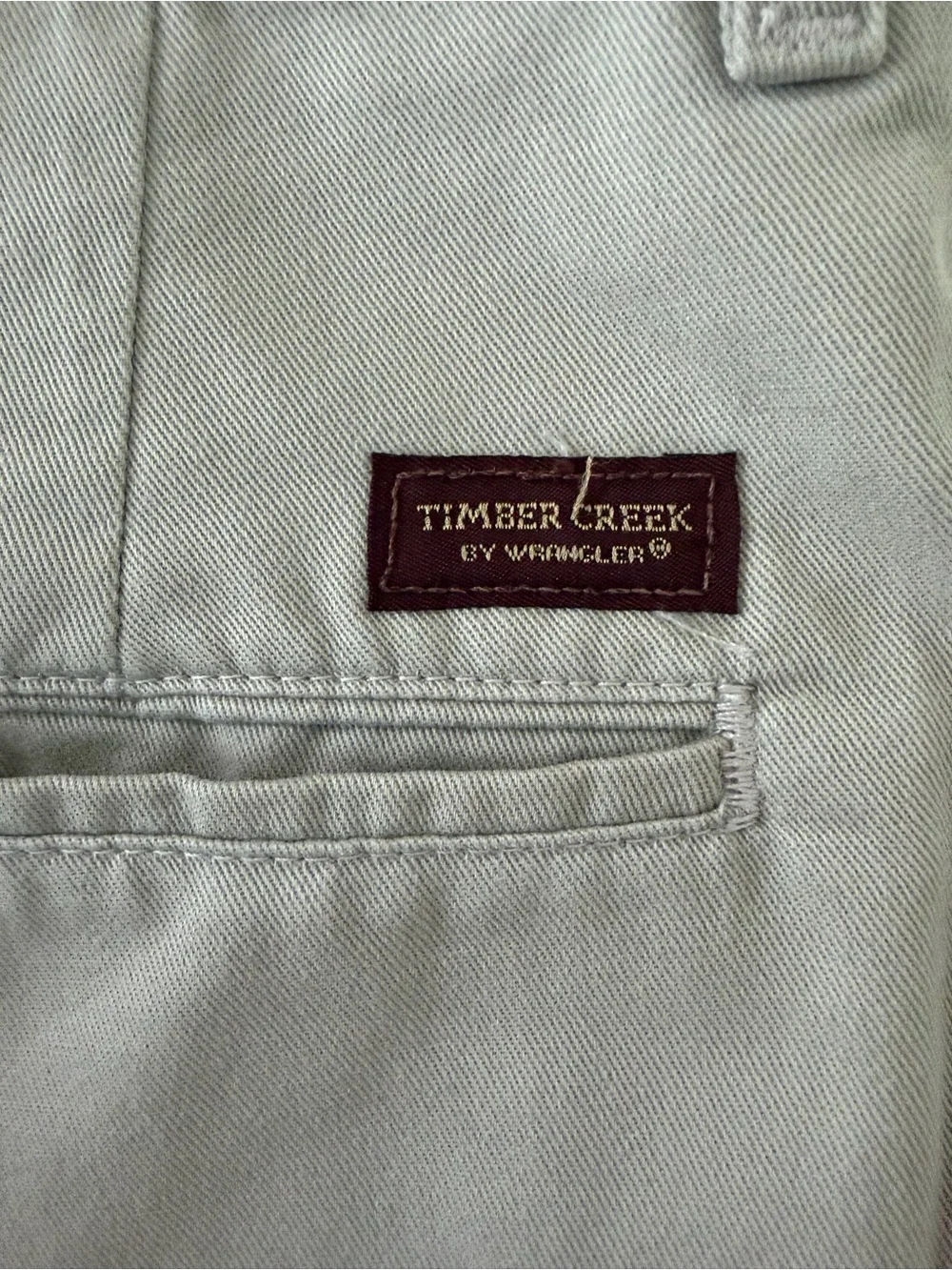 Wrangler Light Gray Flat Front Men's Shorts